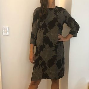 A DETACHER - black and grey pattern dress